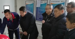 市領導深入公司電機小區燃氣鍋爐房調研