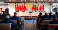 公司舉辦黨員干部綜合素質提升培訓專題講座