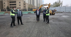 集團公司領導深入施工現場檢查督導工程推進、疫情防控、安全生產工作