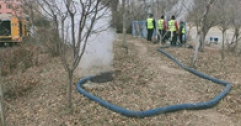 【市城市燃熱集團富泰熱力】萬奇站一次網突發跑水故障 安裝分公司搶修11小時恢復供熱