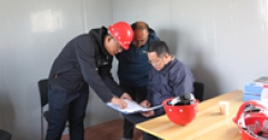 集團公司領導深入長輸施工工地調研  現場辦公解決難點堵點問題