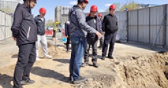 集團公司及公司領導深入一線檢查督導施工工作